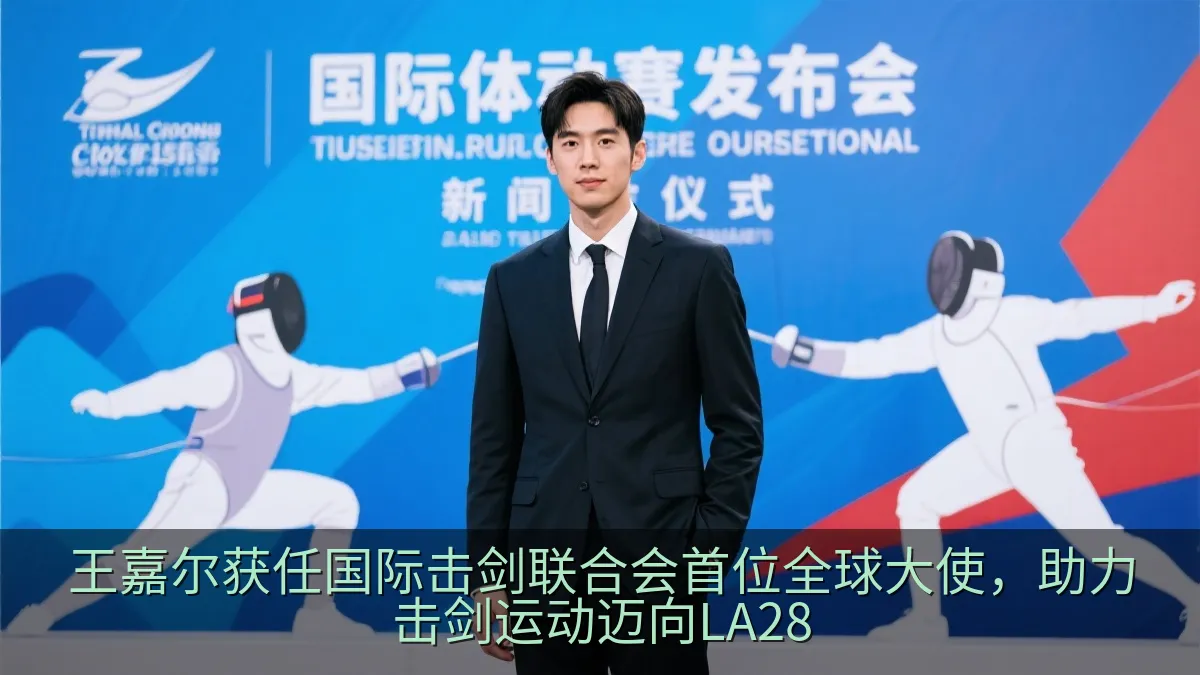 王嘉尔获任国际击剑联合会首位全球大使，助力击剑运动迈向LA28