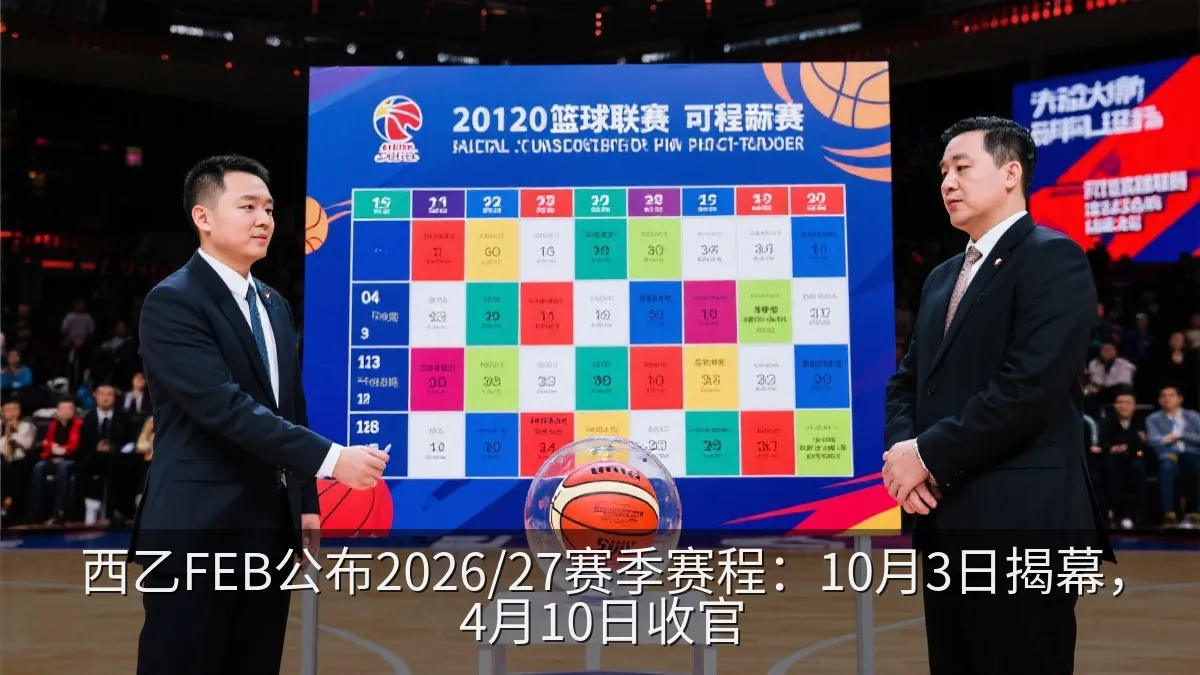 西乙FEB公布2026/27赛季赛程：10月3日揭幕，4月10日收官